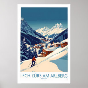 Lech Zürs am Arlberg Poster Oostenrijk 1