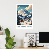 Lech Zürs am Arlberg Ski Poster 1 (Bureau à domicile)