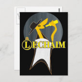 Lechaim Briefkaart (Voorkant / Achterkant)