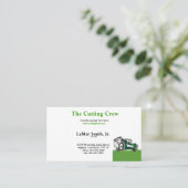 L'échantillon de carte de visite d'équipage de (Debout devant)