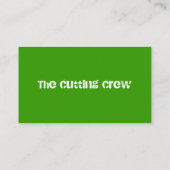 L'échantillon de carte de visite d'équipage de (Dos)