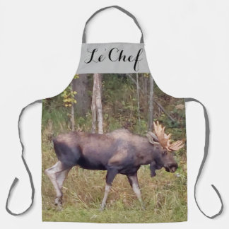 Le'Chef Bull Moose Designed Kitchen Schort