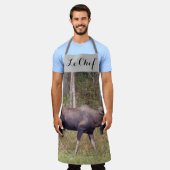 Le'Chef Bull Moose Designed Kitchen Schort (Gedragen)
