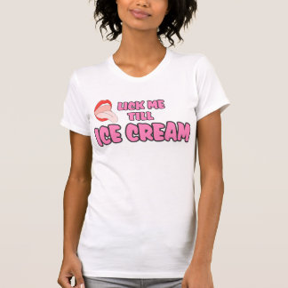 léchez-moi jusqu'au T-shirt de crème glacée