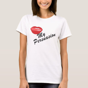 Léchez mon T-shirt de dames de persuasion