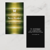 l'éclat raye le carte de visite (Devant / Derrière)