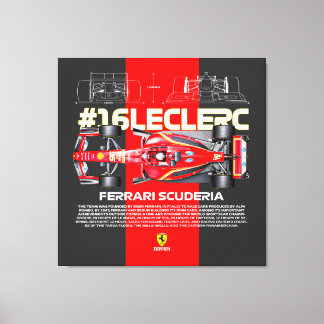 Leclerc16 Canvas Afdruk