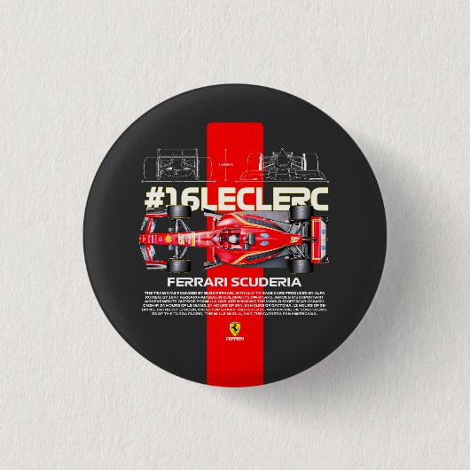 Leclerc16 Ronde Button 3,2 Cm (Voorkant)