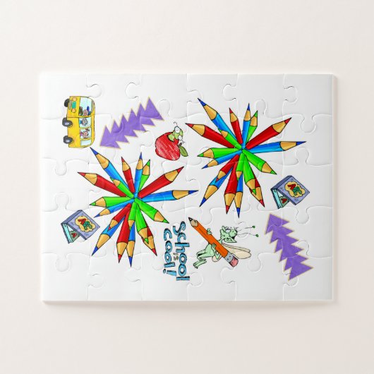 L'école est Cool Jigsaw Puzzle (Horizontal)