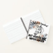 L'école est importante, mais les chevaux Carnet Sp (Intérieur)