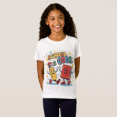 L'école est un t-shirt pour filles cool (Devant entier)