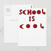 L'école est une carte postale Cool (Devant / Derrière)