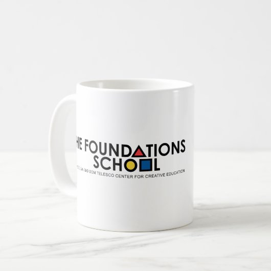 L'école Foundations à CCE Mug (Devant gauche)