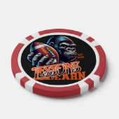 Leçon de gorille champion Jetons de poker (Simple)