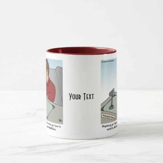 Leçon de leadership Café Mug (Centre)