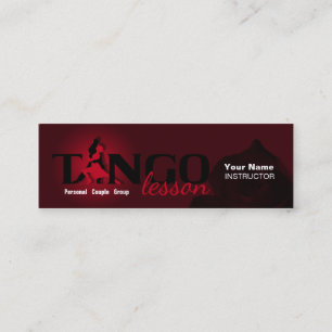Leçon de tango - Affaires, carte de profil