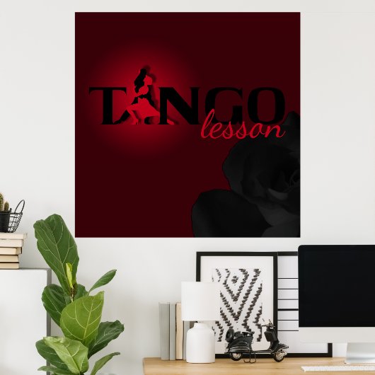 Leçon de tango - Poster (Bureau à domicile)
