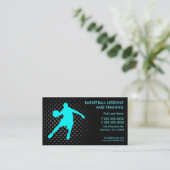 Leçons de basket-ball formant les cartes de visite (Debout devant)