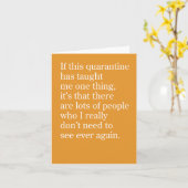 Leçons de quarantaine juste parce que la carte de  (Fleur jaune)