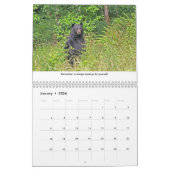 Leçons de vie calendrier des murs animaux (Jan 2026)