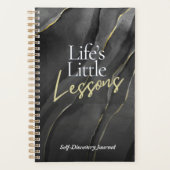 Leçons de vie – Journal de découverte de soi noir (Devant)