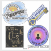Leçons d'un cours en Miracles set 1 Stickers (Feuille)