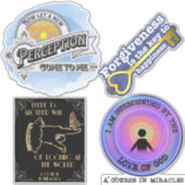 Leçons d'un cours en Miracles set 1 Stickers (Devant)