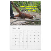 Leçons importantes par Krista Orangutan Calendrier (Feb 2027)