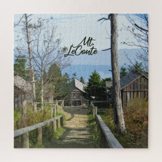 LeConte Rustic Cabins in GSMNP Legpuzzel (Verticaal)