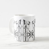 L'écossais Rennie Mackintosh a inspiré la tasse (Devant gauche)