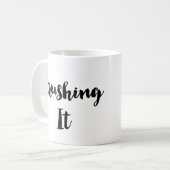 L'écrasant tasse de café ou de thé (Devant gauche)