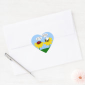L'écrasement de Ladybug sur un Stickers d'Abeille (Enveloppe)