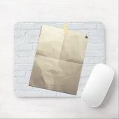 L'écriture sur le blanc de tapis de souris de mur (Avec souris)