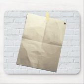 L'écriture sur le blanc de tapis de souris de mur (Devant)