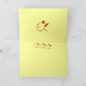 Lecteur Carte blanche de devis d'or (Intérieur)