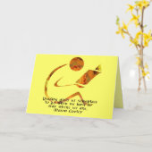 Lecteur Carte blanche de devis d'or (Fleur jaune)