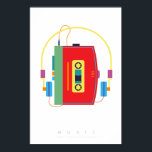 Lecteur Cassette | Poster d'art pop les années 70<br><div class="desc">"La musique n'a pas de date d'expiration" 60's 70's 80's affiche rétro - Minimalist Cassette Tape Player Walkman. C'est fabuleux dans un cadre noir. Suivez-moi sur Instagram ou Facebook ou abonnez-vous pour des mises à jour sur TakaraBeech.com ... J'adorerais me connecter avec toi. Partagez votre nouvelle oeuvre d'art sur les...</div>