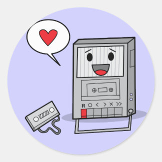 Lecteur de bande mignonne - Stickers