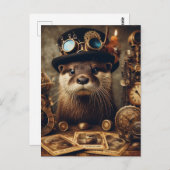 Lecteur de carte Tarot Otter Steampunk (Devant / Derrière)