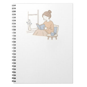 Lecteur de fenêtre matinale Cahier minimal chaud e