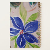 Lecteur de fleurs bleues (Dos)