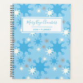 Lecteur de flocon de neige gris bleu hiver (Devant)