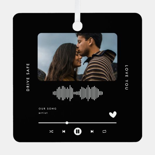 Lecteur de musique sécuritaire ornement de voiture (Recto)