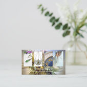 Lecteur de Psychique Clairvoyant Carte de Visite P (Debout devant)