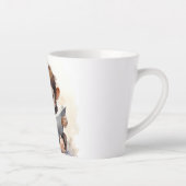 Lecteur de singe de bébé Latte Mug (Droite)