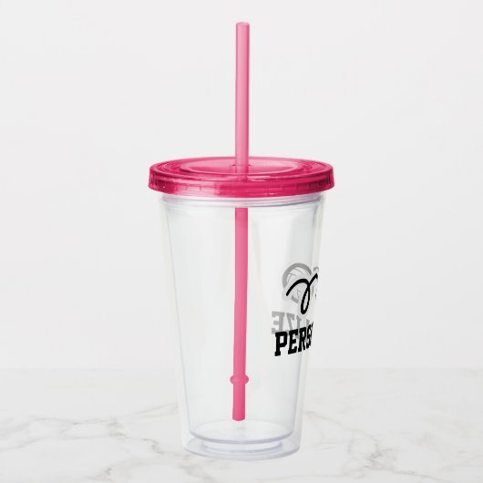 Lecteur de volley-ball personnalisé verre à tambou (Droite)