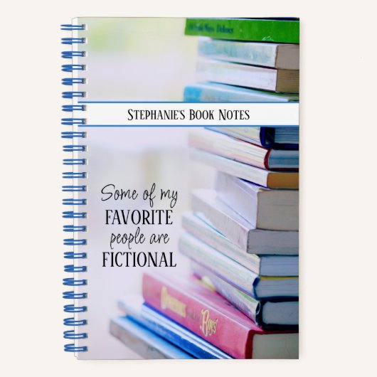 Lecteur Lecteur de livre Bibliophile Nom Carnet (Recto)