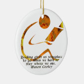 Lecteur - ornement léger d'or (Droite)