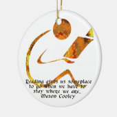 Lecteur - ornement léger d'or (Gauche)