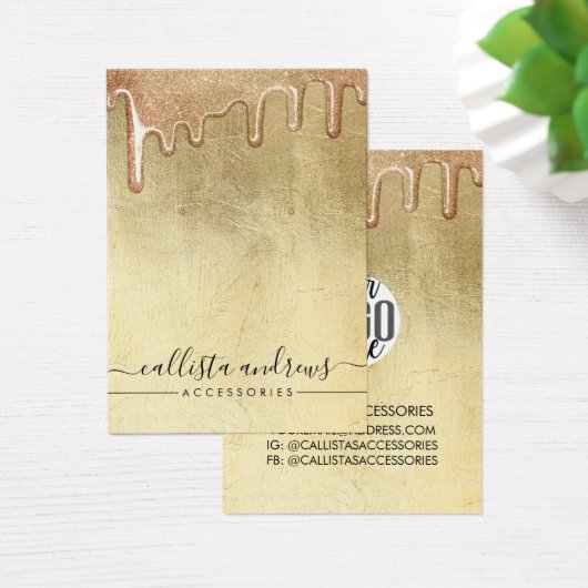 Lecteurs de Parties scintillant épais or glamour (Bureau)